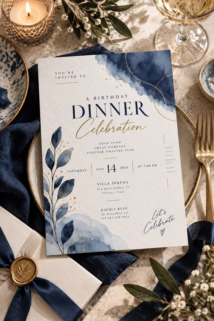 Stationery & Cards · Dinner & Event Invitations