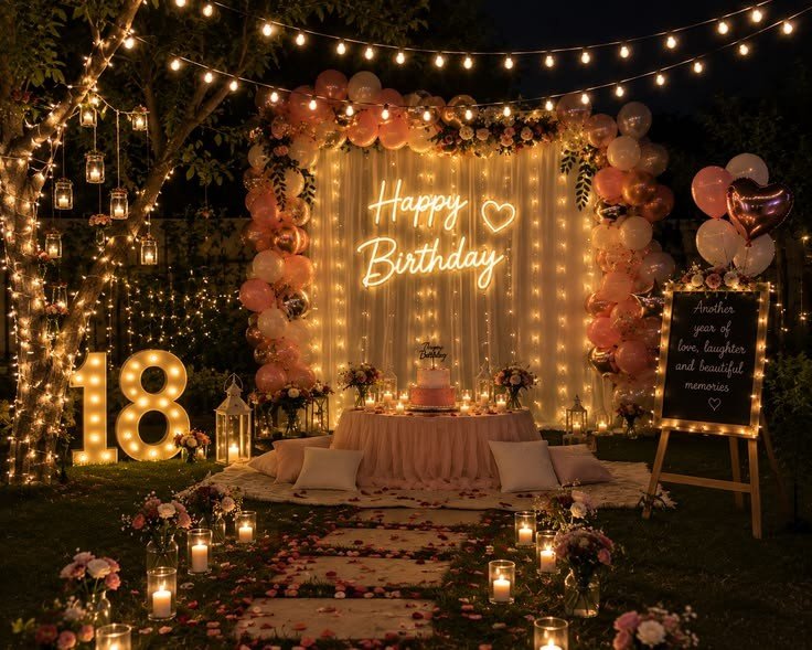 Decoration · Garden Birthday Party